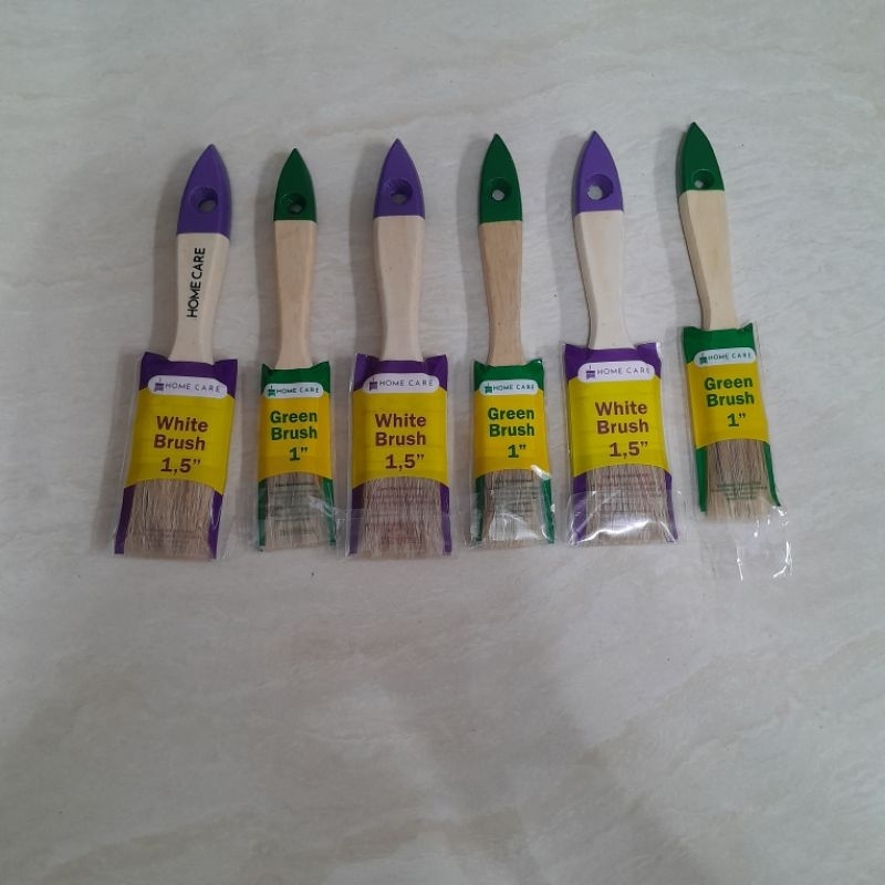 Home Care KUAS Sintetis, kuas cat avian, kuas kayu