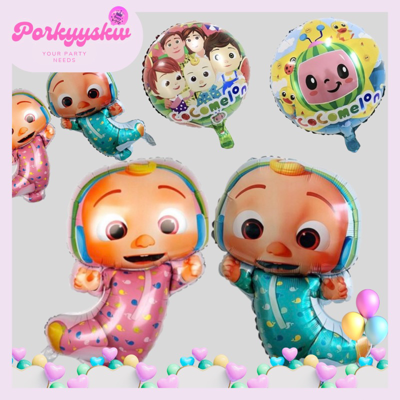 Balon Foil Karakter Cocomelon/ Balon Cocomelon