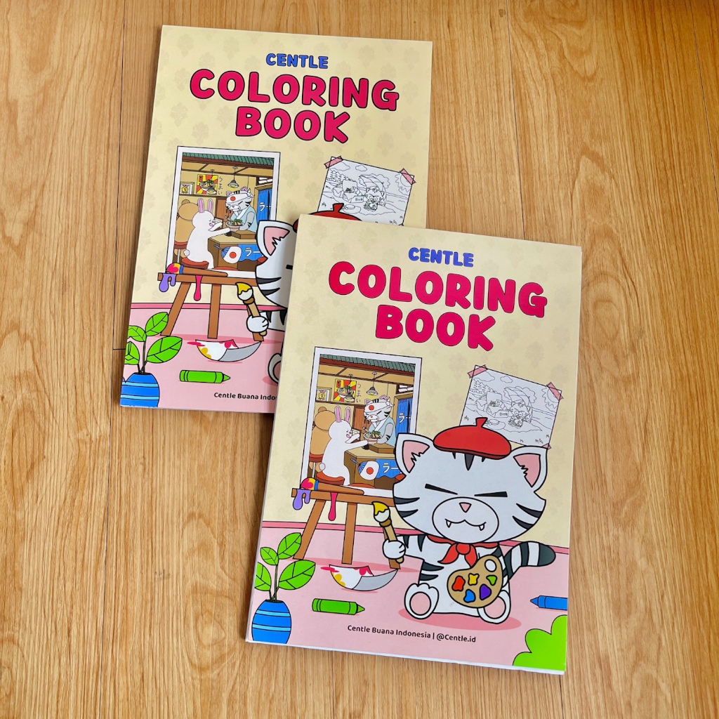 

Buku Mewarnai CENTLE Tebal Minim tembus / Coloring Book / Kreativitas Anak / Buku Coloring / aestethic book / Coquette Book