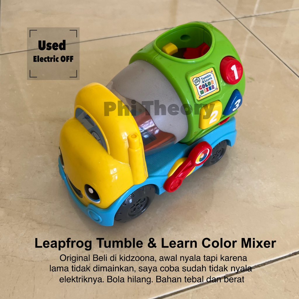 Leapfrog Tumble & Learn Mixer / Mainan Mobil Truk Anak Leap Frog