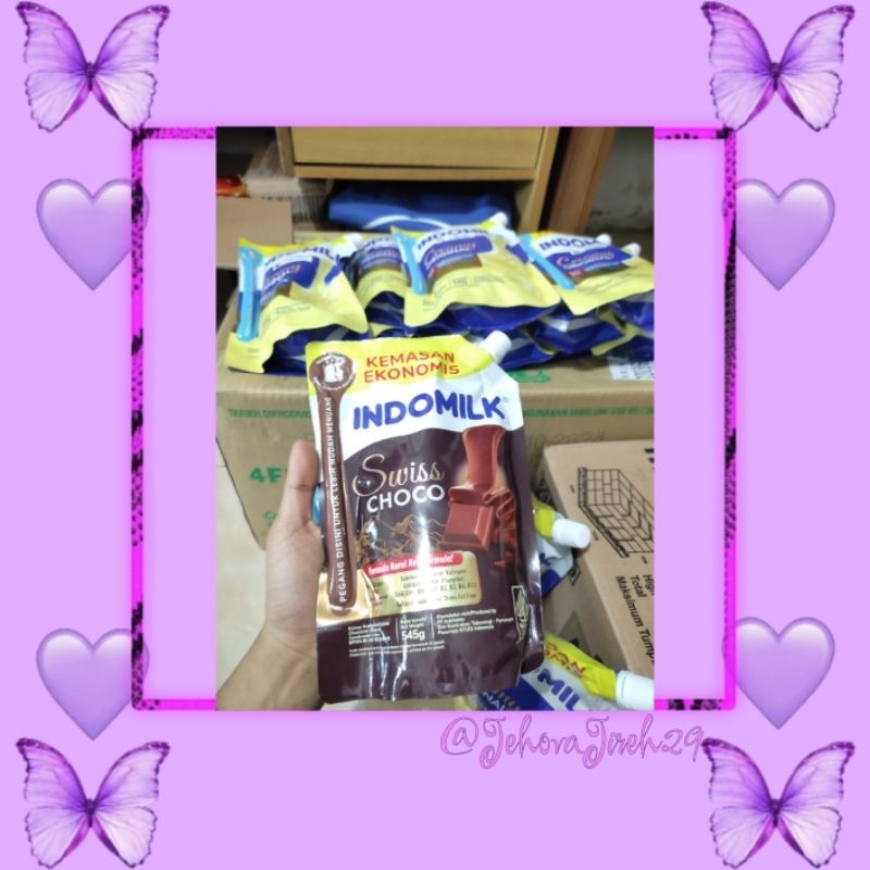

INDOMILK SUSU KENTAL MANIS PUTIH / SWISS COKLAT PCH 545GR