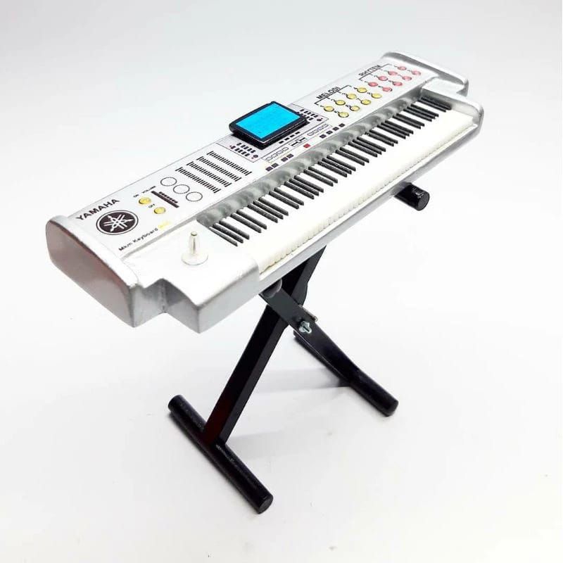 pajangan alat musik keyboard miniatur