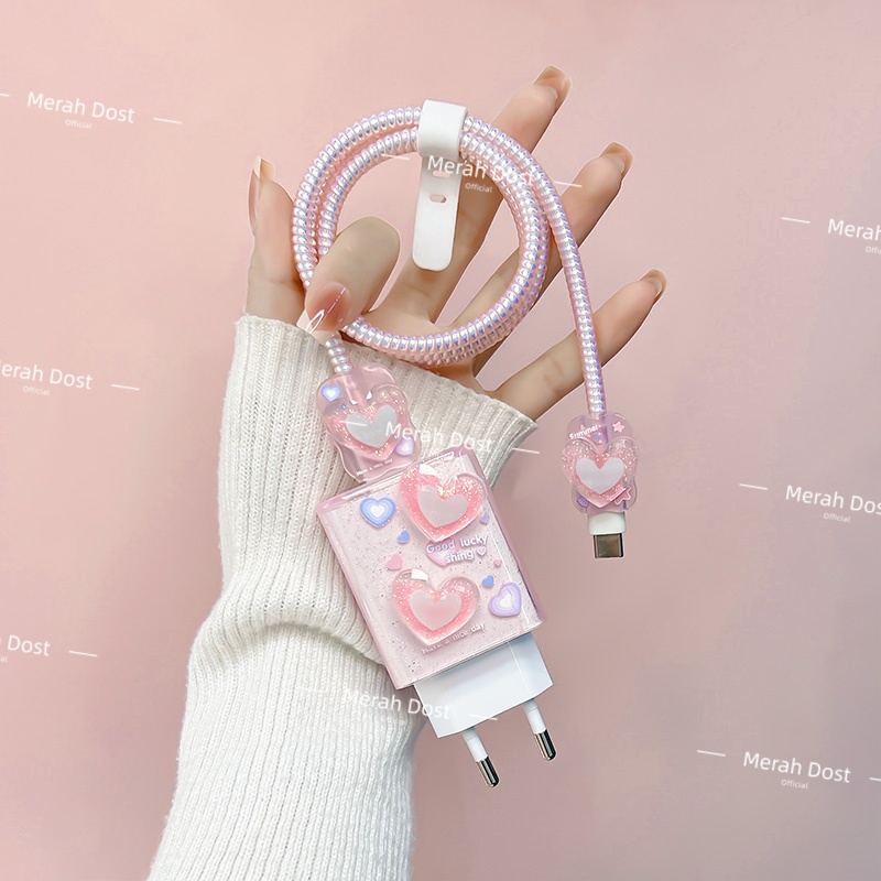 Pelindung Kabel Charger Xiaomi & Redmi & Poco 22.5w Pelindung Charger Set 5 Item Pelindung Kabel & K