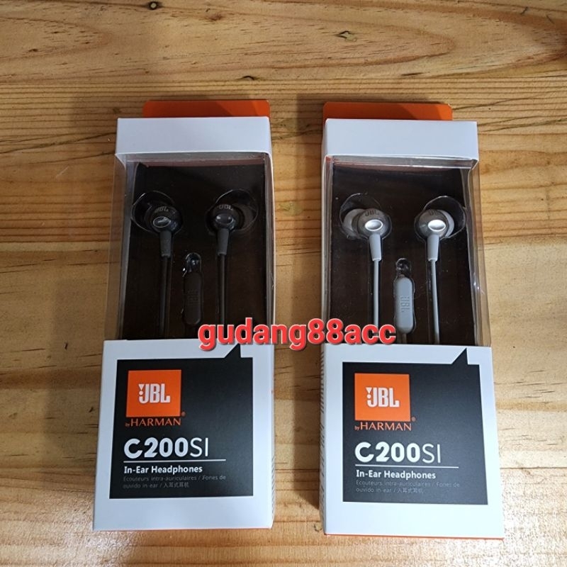 JBL C200SI Headset Earphone Bass ORIGINAL Jack 3.5mm by Harman