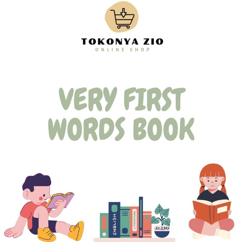 VERY FIRST WORDS BOOK 1 set Isi 10 Buku Board Book