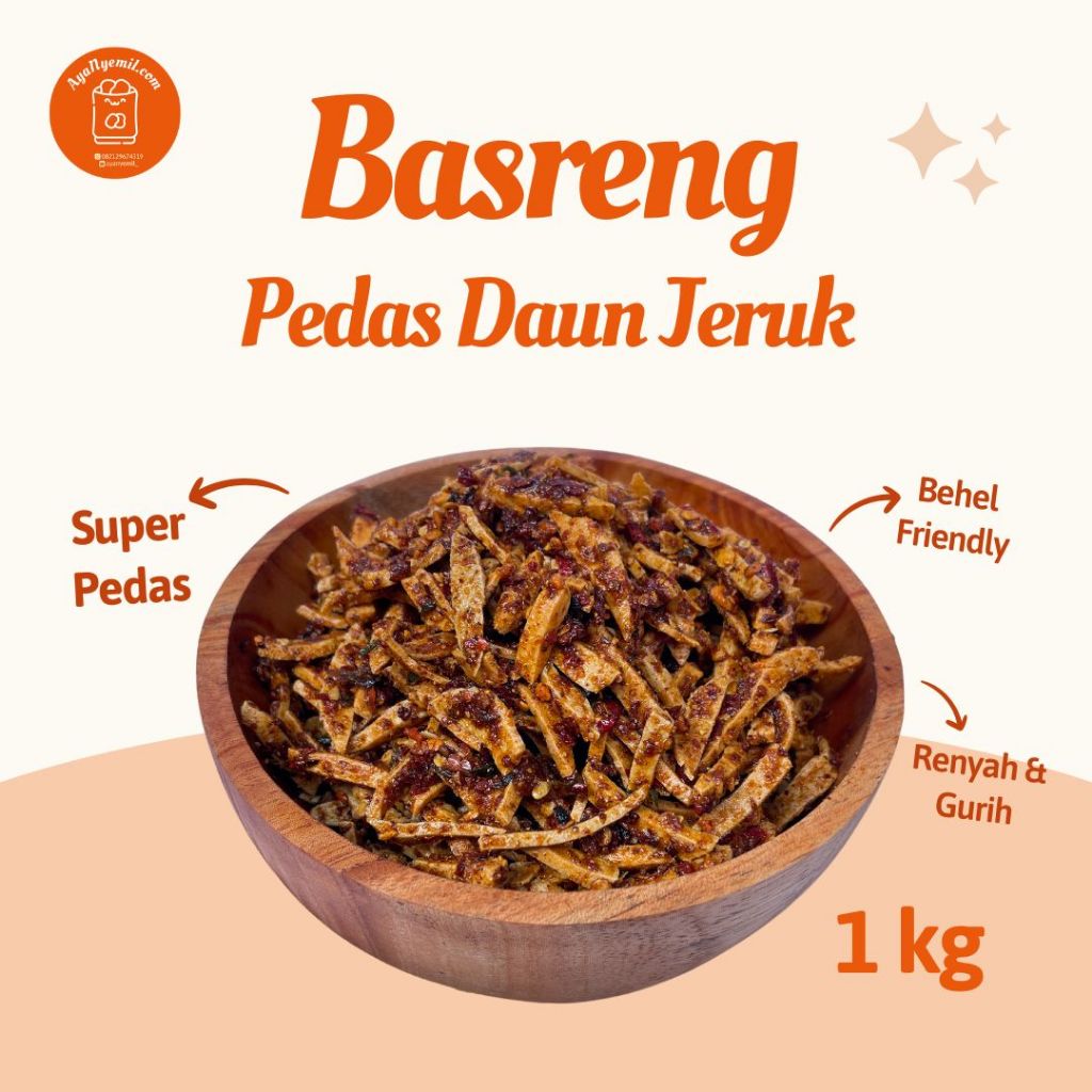 

Promo Basreng Pedas Daun Jeruk 1 kg | Basreng Murah