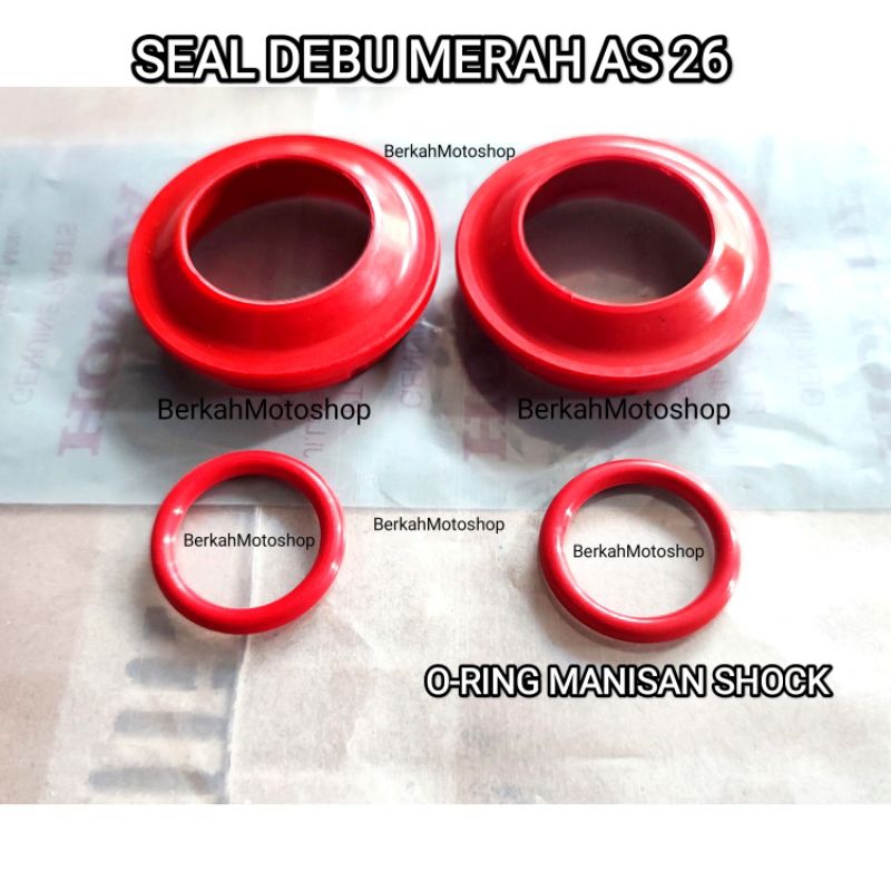 [COD] SEAL TUTUP TABUNG SHOCK SEAL ABU SEAL DEBU AS 26 ALA SHOCK LCM SUSPENSION PNP LEXI AEROX NMAX 
