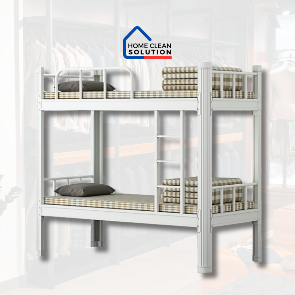 Ranjang Besi Dua Tingkat Tempat Tidur Dua Tingkat Tempat Tidur Mess Ranjang Barak