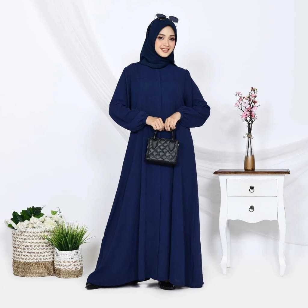 Abaya Elsira Gamis Kayla Gamis Jumbo / Gamis Murah / Gamis Hitam/ Dress Maryam Jumbo Ld120 /Dress