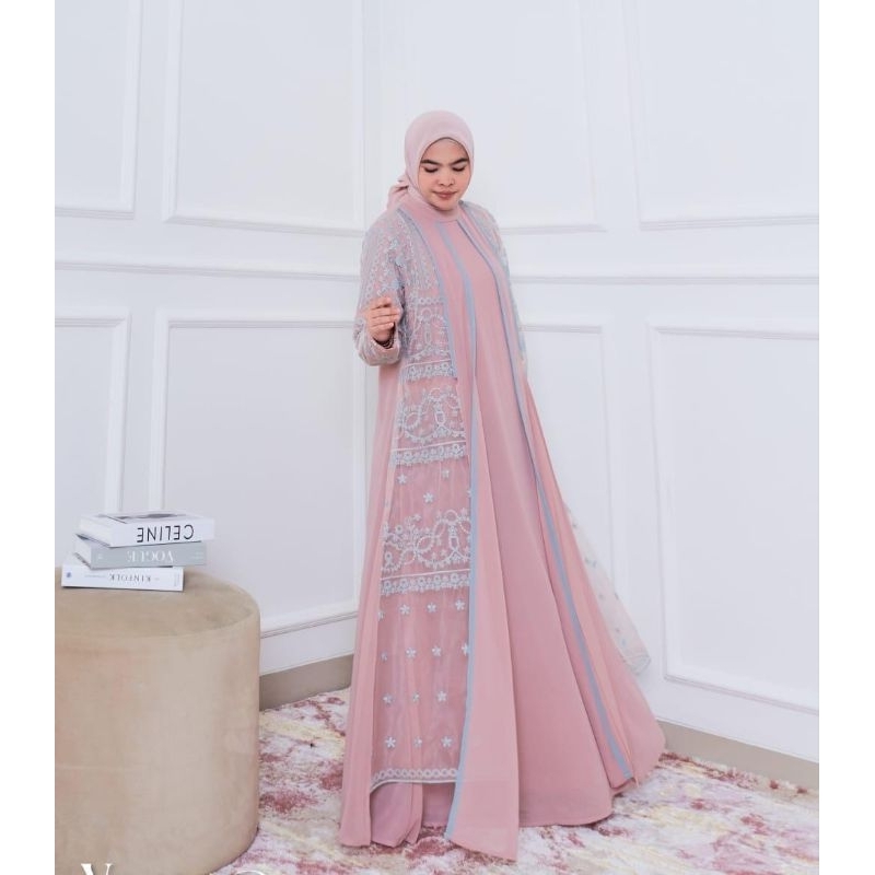 MARYAM DRESS BY MAREVI /GAMIS MEWAH MAREVI