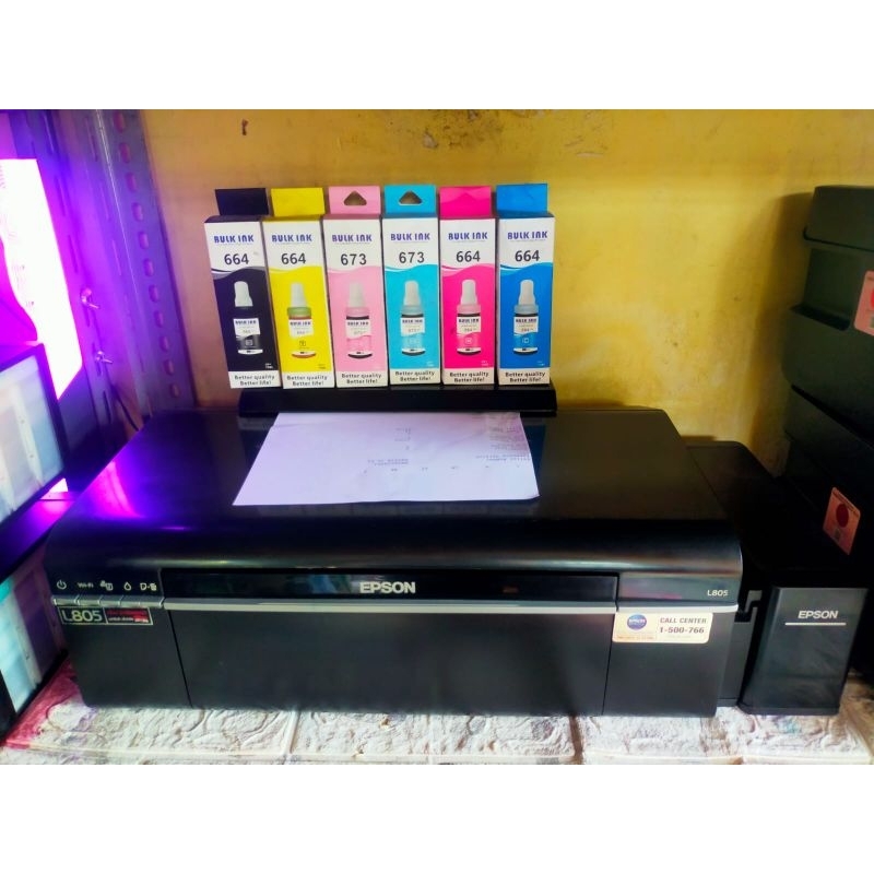 PRINTER EPSON L805 6 WARNA TINTA PRINTER CETAK FOTO