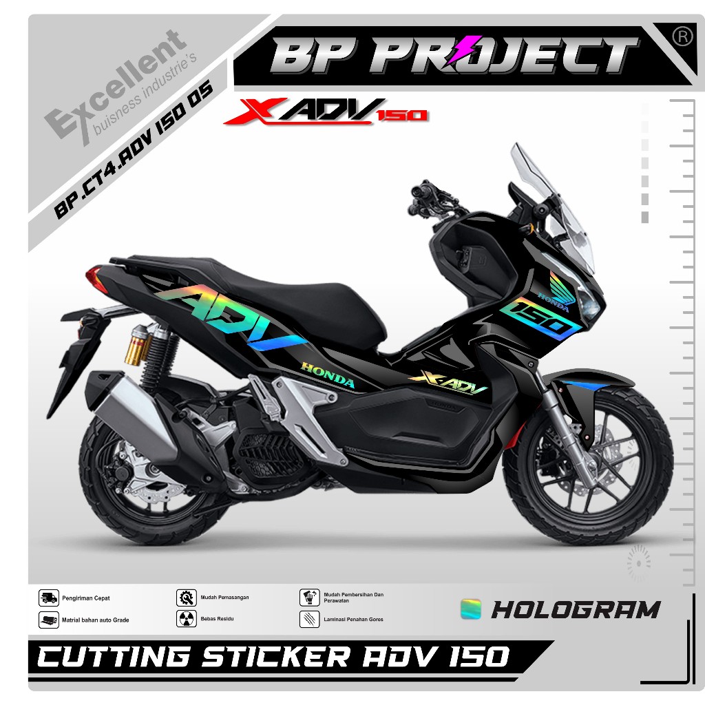 ADV 150 - CUTTING STICKER ADV 150 - STICKER CUTTING ADV 150 LIST VARIASI BODY MOTOR HONDA ADV 150 SP