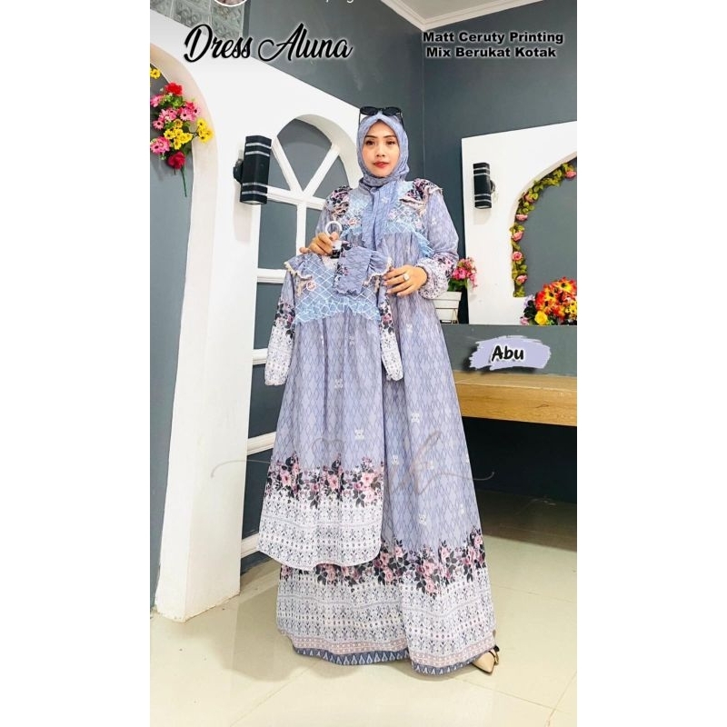GAMIS LEBARAN 2024 DARI BRAND NN FASHION /SET HIJAB NEW ARAFA/ SETDUNG SYAKINAH/DRESS ALUNA BISA COU
