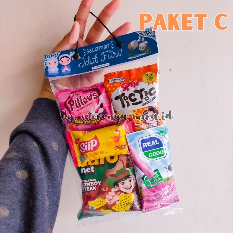 

PARCEL ANAK LEBARAN / SNACK ANAK IDUL FITRI / HAMPERS MINI (sudah termasuk jajan) part 2