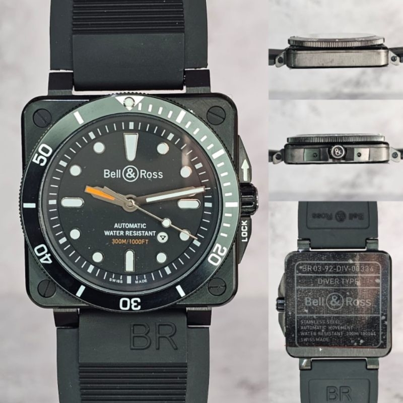 Jam Tangan Pria Bell & Ross BR 03-92 DIV Diver Type
