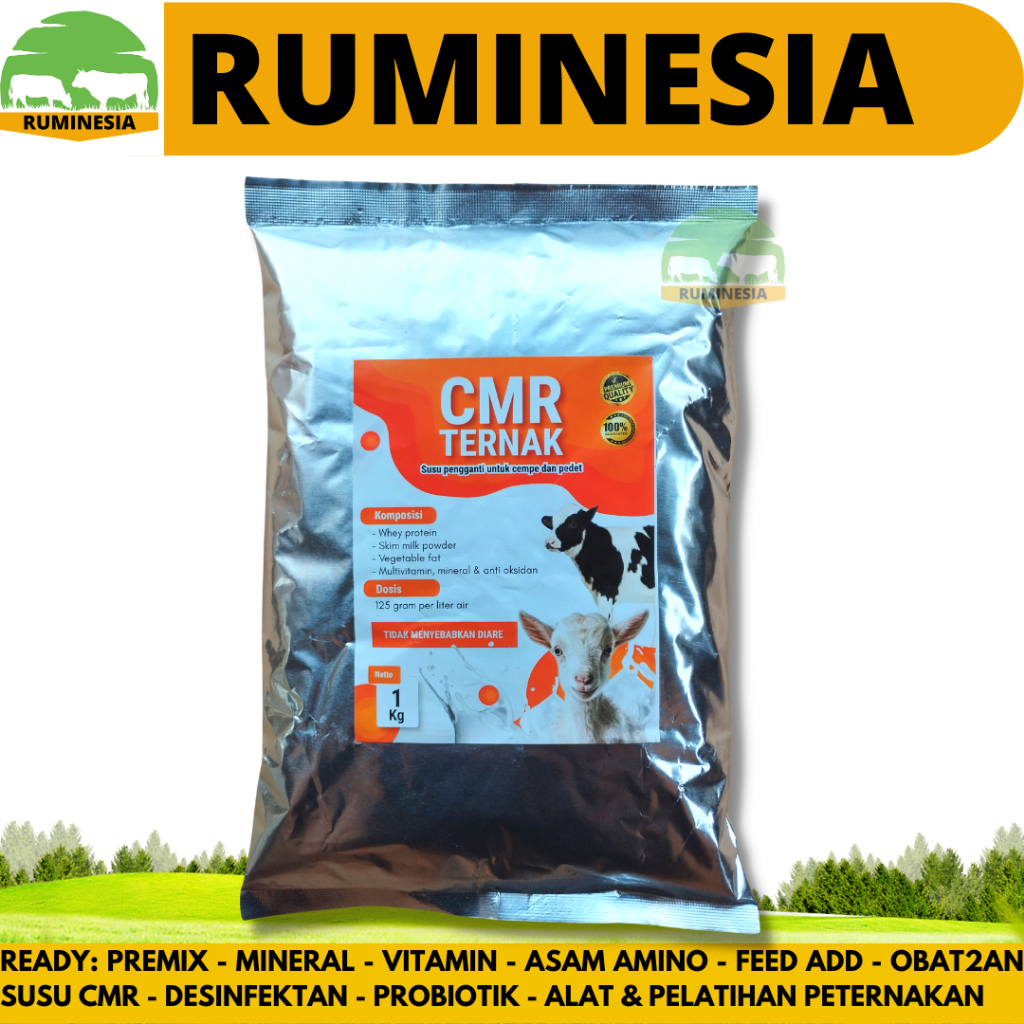 Susu Anak Kambing CMR TERNAK 1 KG - Susu untuk Cempe Pedet Sapi Kambing Domba