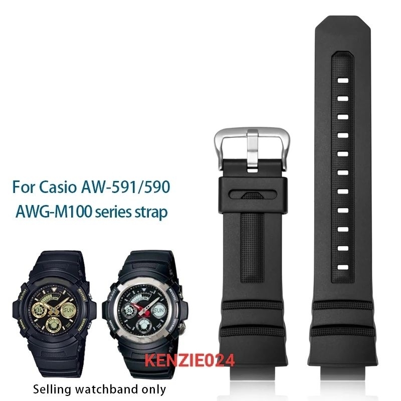 Strap Tali Jam Tangan Casio AW-590 CASIO AW-591 CASIO AWG-M100