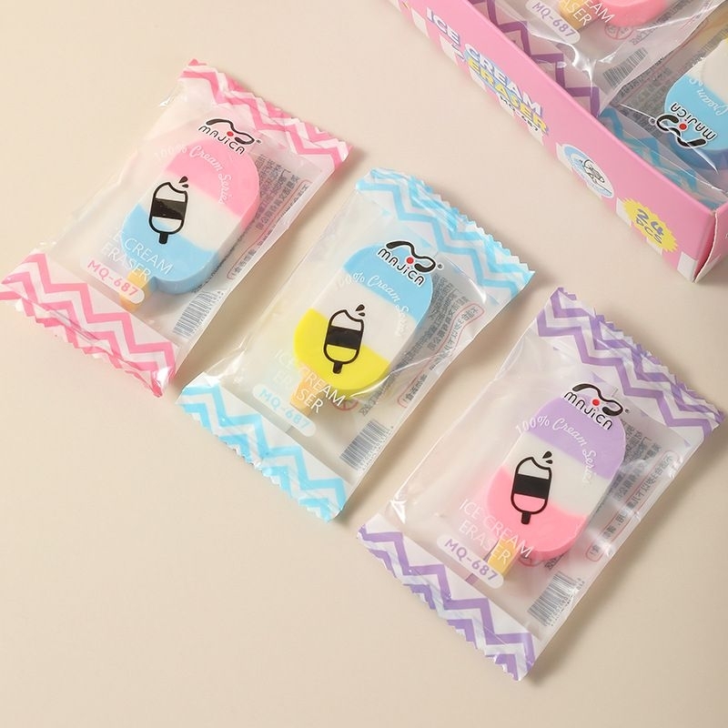 

Penghapus Pensil Motif Ice Cream Rainbow Penghapus Lucu
