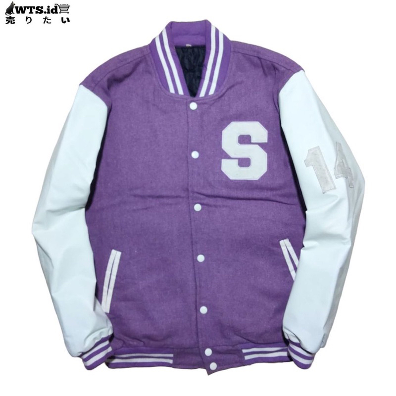 varsity univ leather