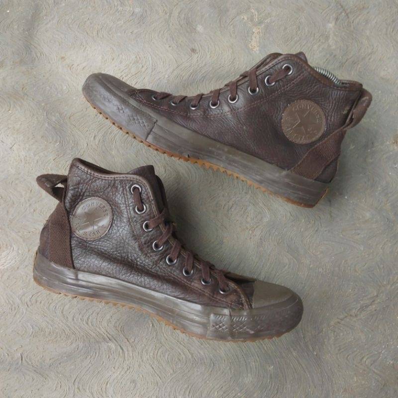 converse ct hi hiker holis leather brown