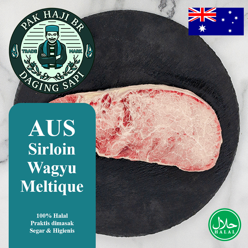 

(PREMIUM) BEEF WAGYU MELTIQUE STEAK SIRLOIN JUICY EMPUG