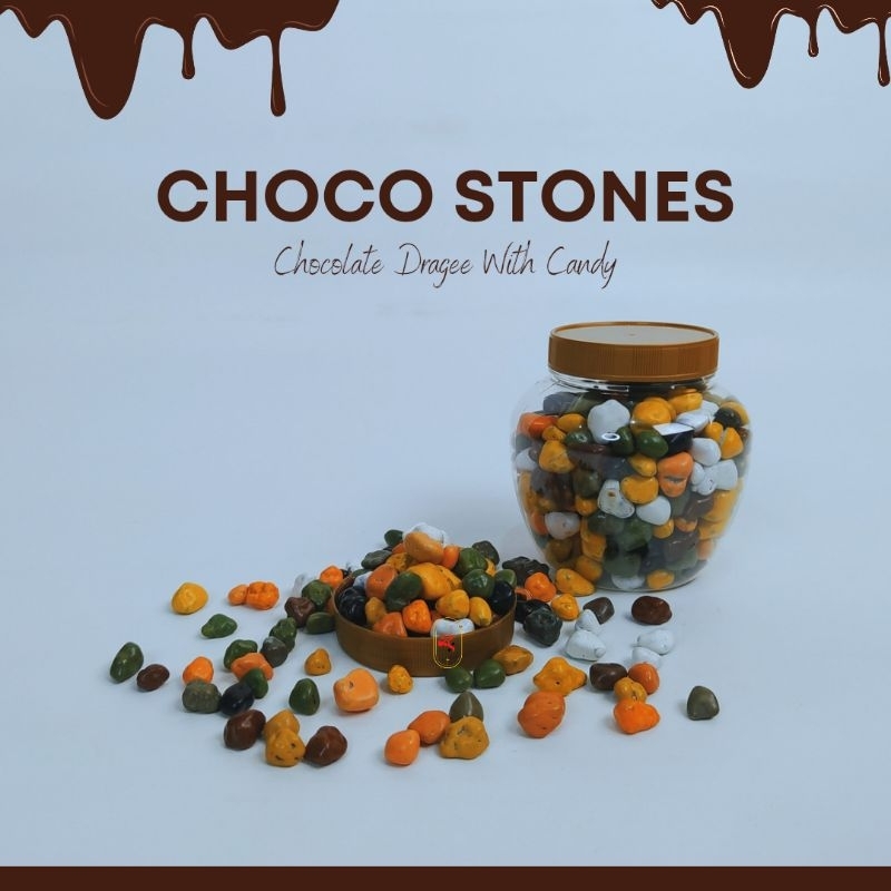 

Choco stone 350gr coklat kerikil