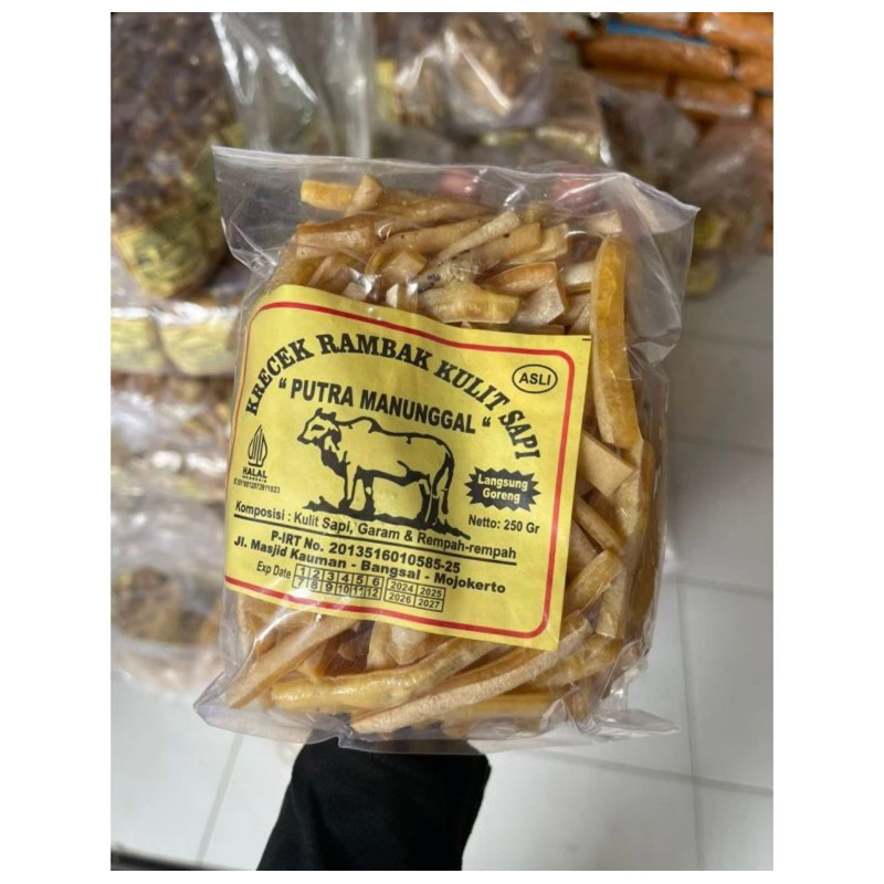 

IV Kerupuk rambak sapi SUPER / kerupuk kulit sapi SUPER / krecek rambak sapi