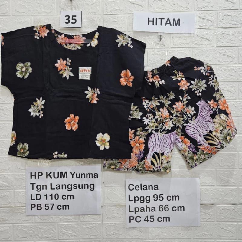 Setelan Piyama Wanita Dewasa Hot Pants Hotpants Hotpen Murah Meriah Big Size Jumbo Kencana Ungu Asli