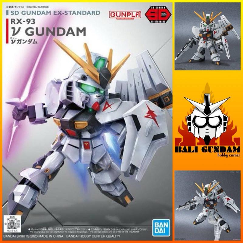 SD GUNDAM EX STANDARD RX-93 V GUNDAM NU GUNDAM Bali Gundam Hobby Corner Bandai Original