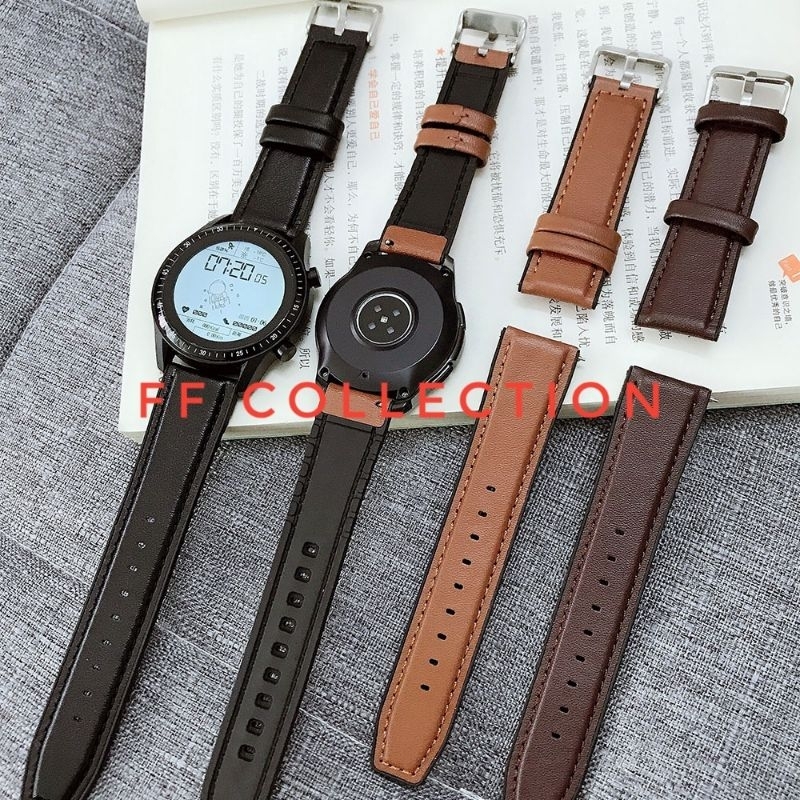 TALI JAM TANGAN STRAP FOSSIL WATCH GEN 4 DAN 5 LUG 22MM - STYLIS LEATHER RUBBER 22MM SMARTWATCH