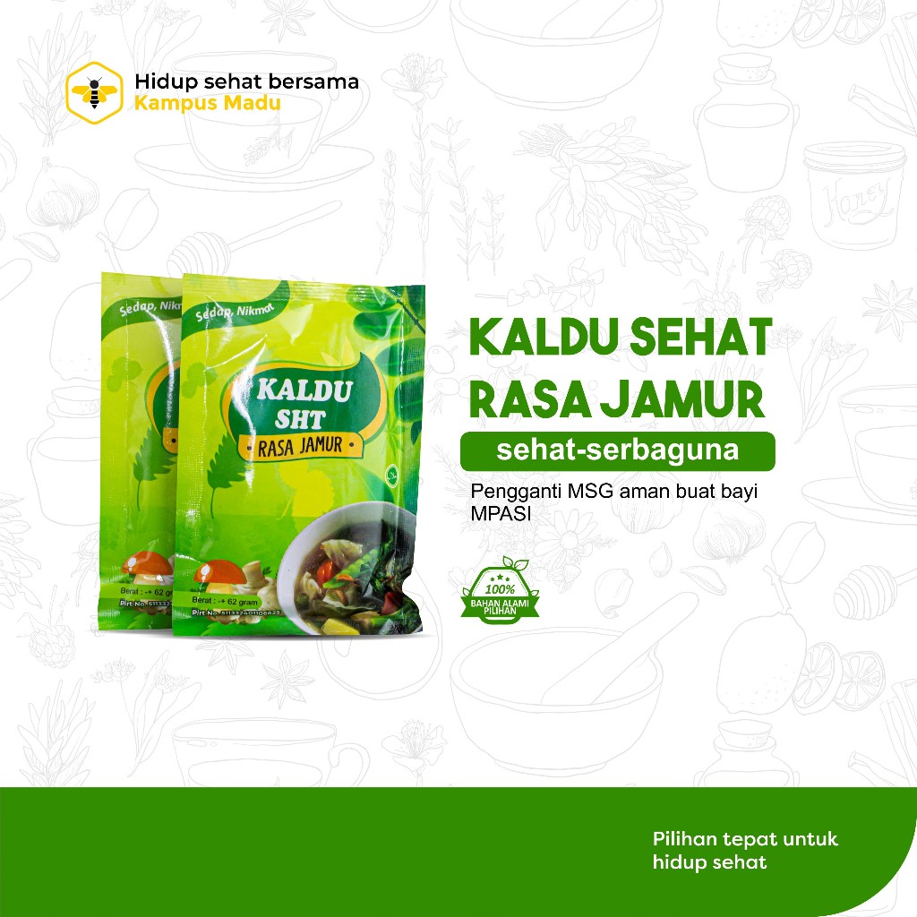 

Kaldu Jamur SHT Penyedap Rasa Sehat Aman untuk MPASI bayi