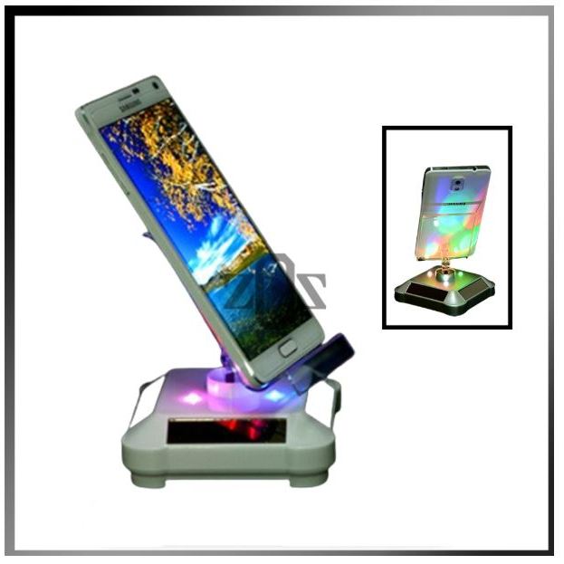 Display Putar Turntable Rotating Handphone Solar With LED