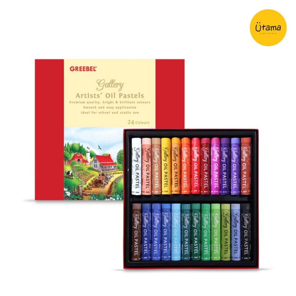 

Crayon Greebel Artist Oil Pastel Isi 24 Warna / Krayon / Pastel