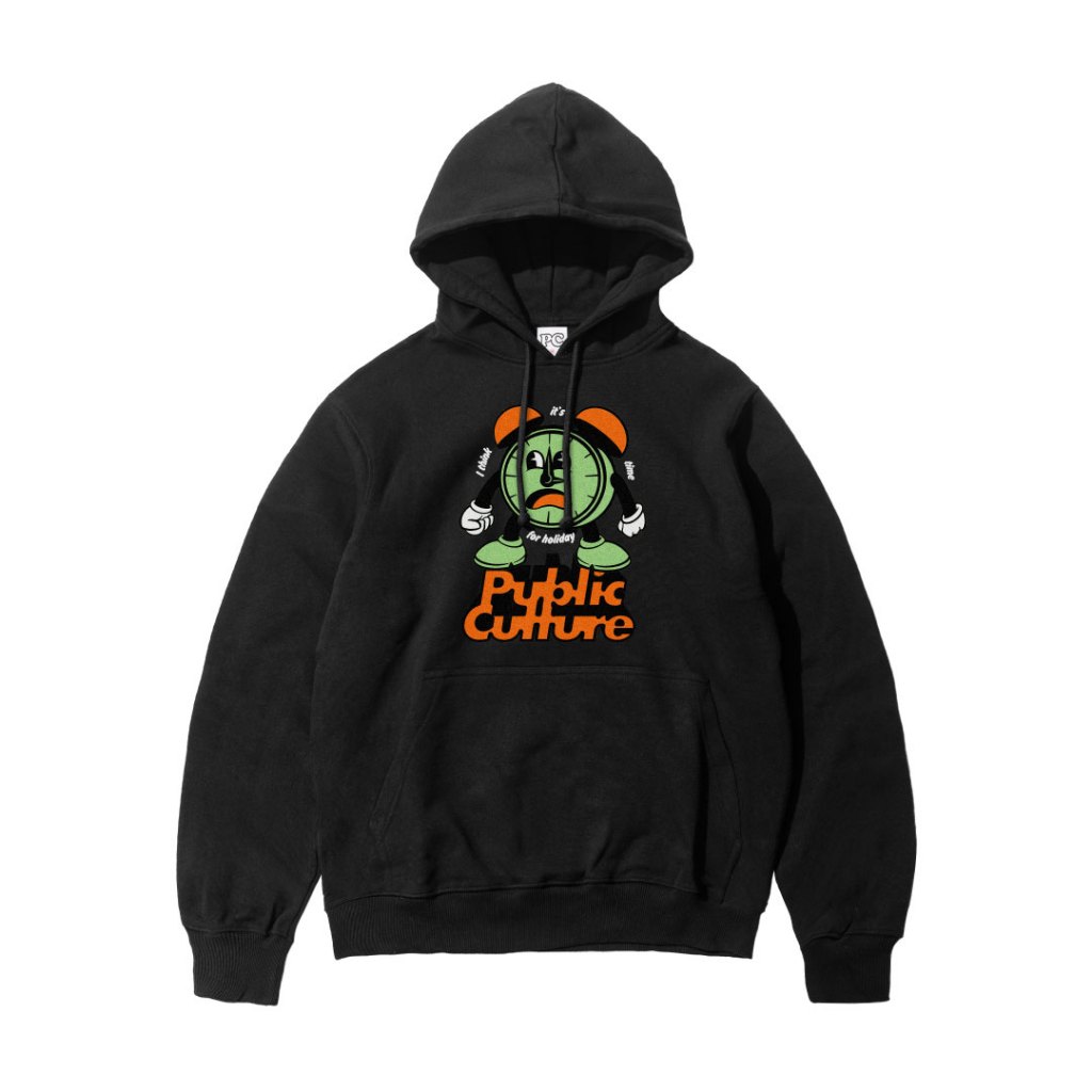 Public Culture - Waker Hoodie - Black