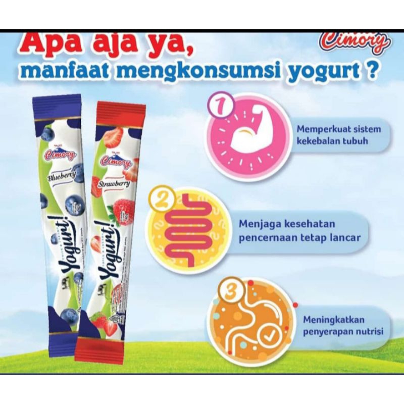 

cimory yoghurt stick 40gr harga Rp 3.000