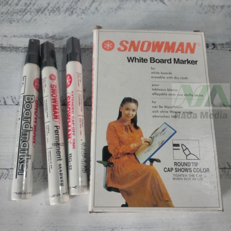 

spidol snowman boardmarker / spidol snowman white Board