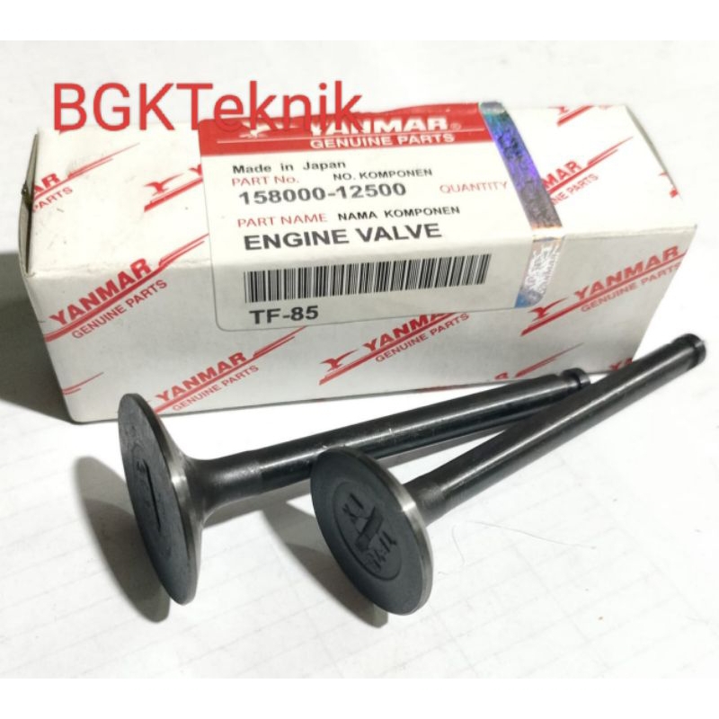 Klep Valve In Ex TF85 Yanmar Deisel TF85 Yanmar