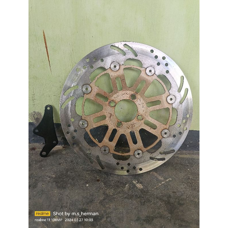 Disc/piringan depan lebar psm 320mm pnp tromol supra/king
