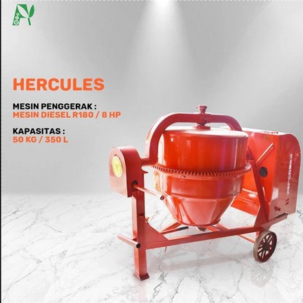 Beton Molen Hercules (Concrete Mixer) kapasitas 50kg Molen Saja SENTRA TEKNIK
