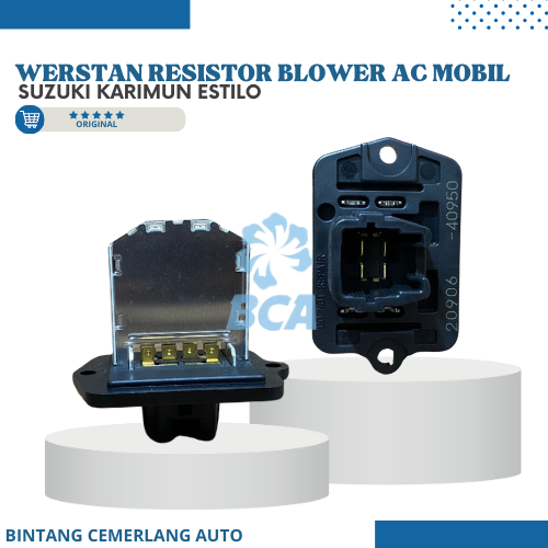 WERSTAND WERSTAN RESISTOR BLOWER AC Mobil Suzuki Karimun Estilo ORIGINAL