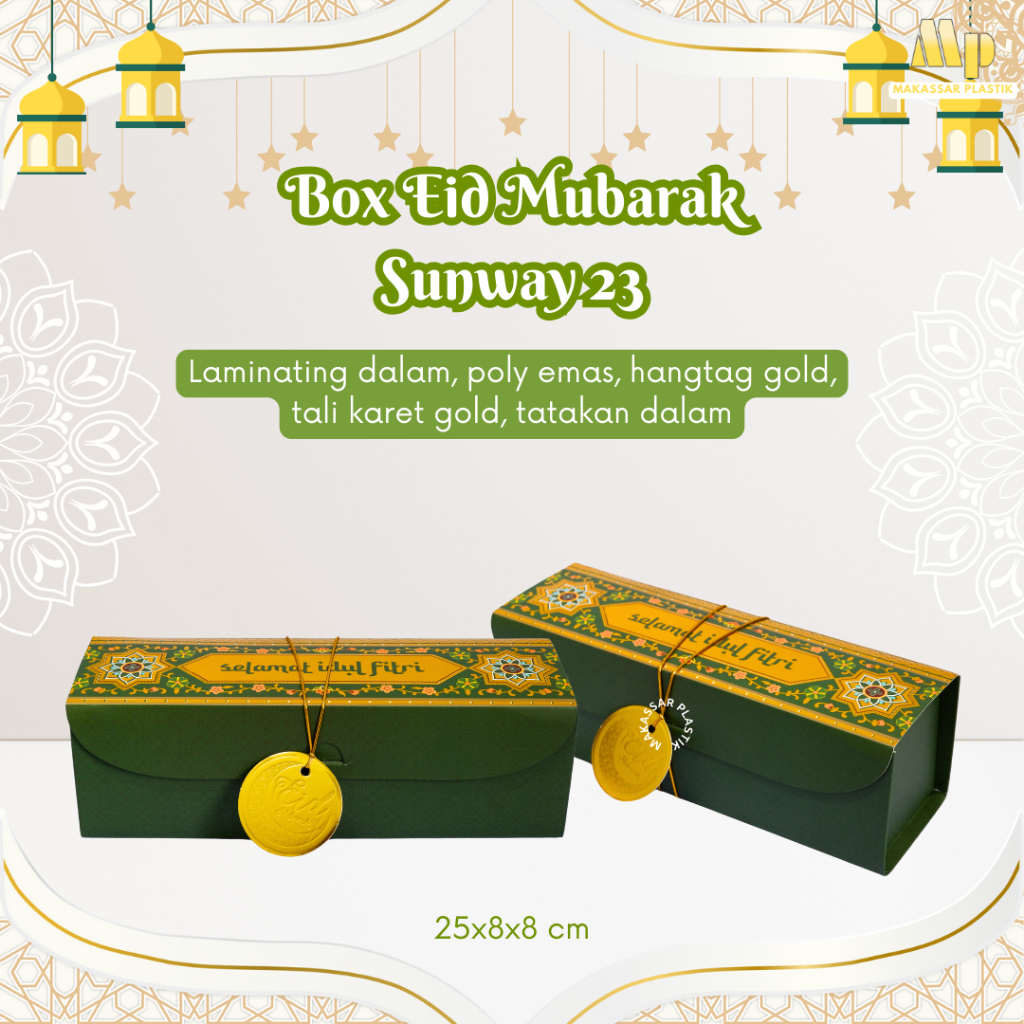

Box Eid Mubarak Sunway @12 Pcs