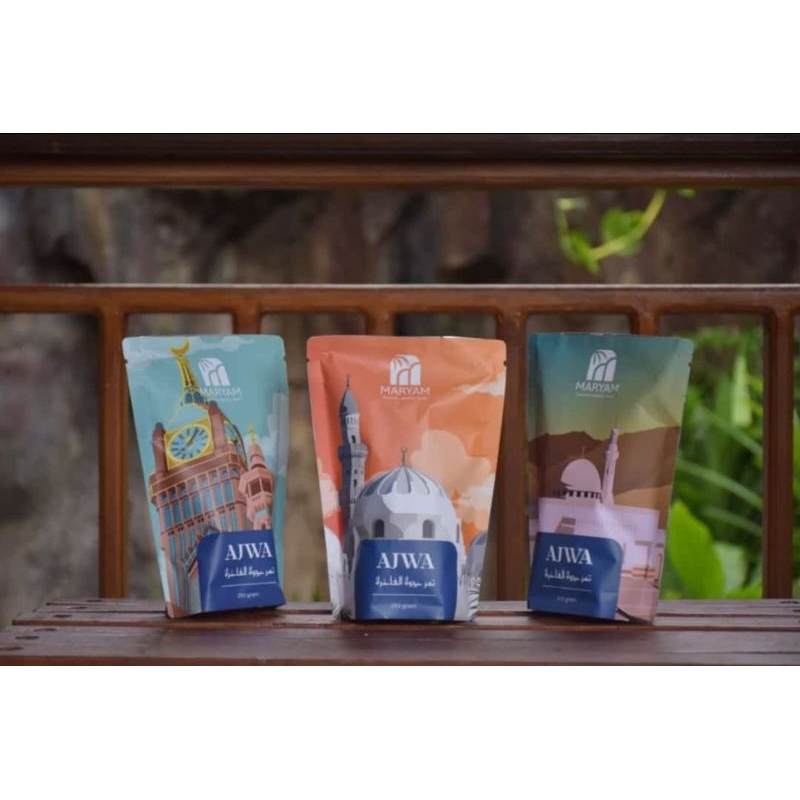

Kurma Ajwa Maryam 250g ( Kemasan Pouch )