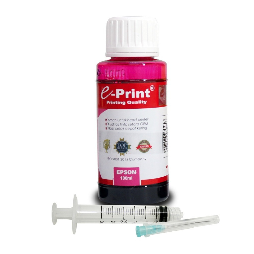INK PRINTER EPSON / REFILL PRINTER EPSON / TINTA PRINT EPSON / INK E-PRINT 100 ML EPSON MAGENTA