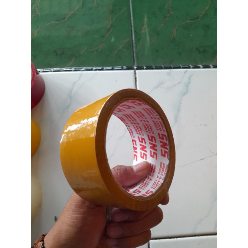 

Solasi /Lakban warna coklat 48*90y full color
