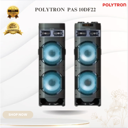 POLYTRON SPEAKER AKTIF PAS 10DF22/PAS10DF22/PAS-10DF22/PAS 10DF22/SPEAKER AKTIF DUAL WOOFER