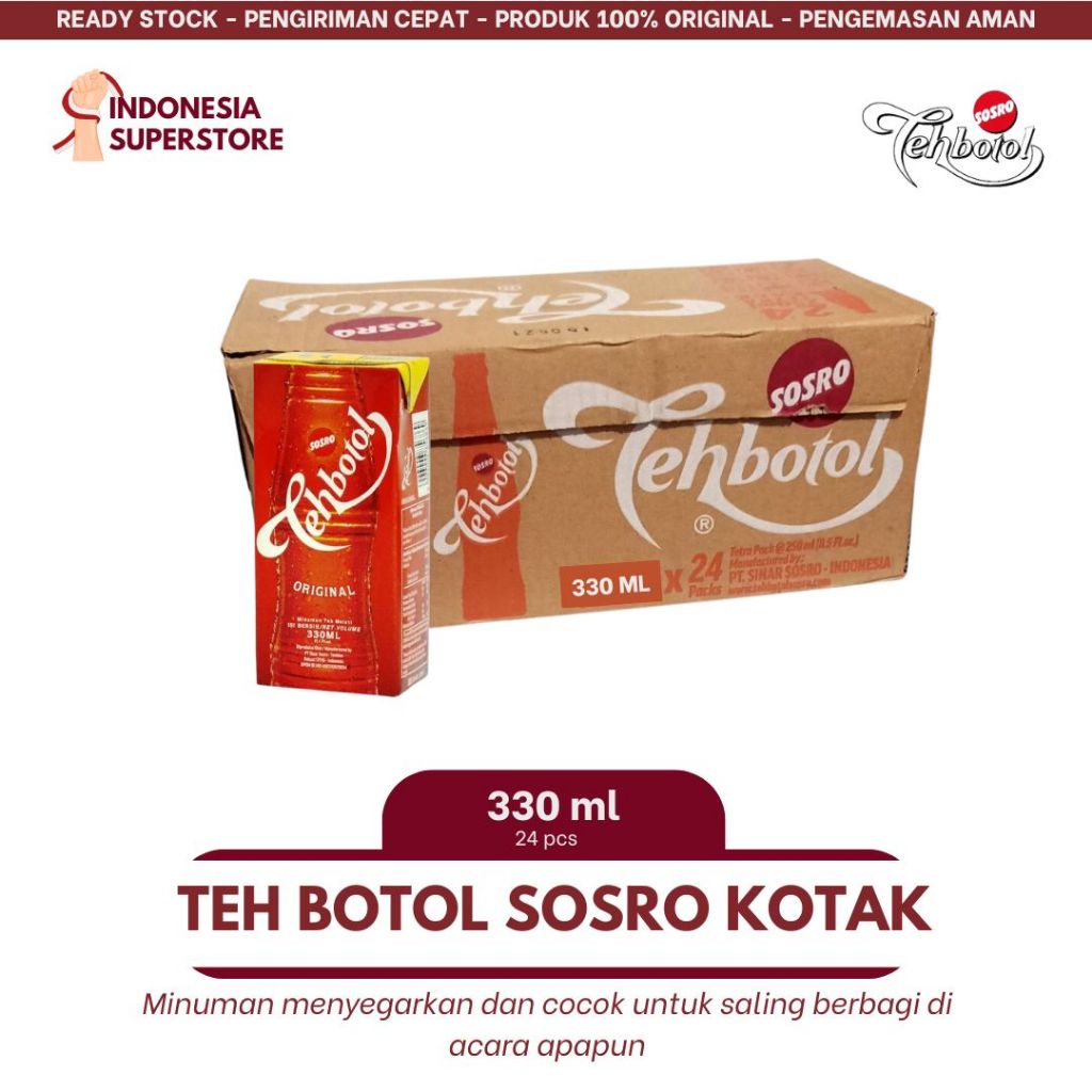 

Teh Botol Sosro Kotak 330 ml