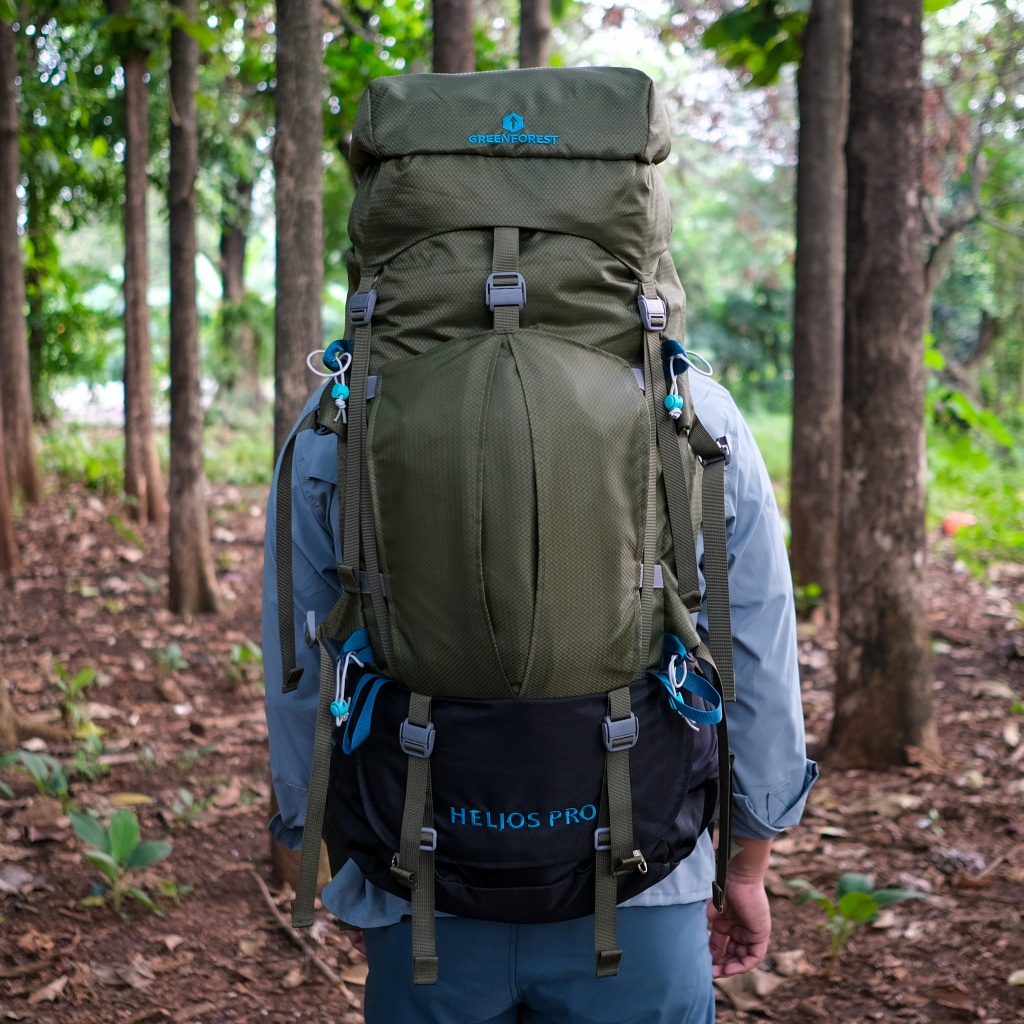 Tas Gunung Greenforest Helios Pro Carrier 60+5 Liter Free Raincover