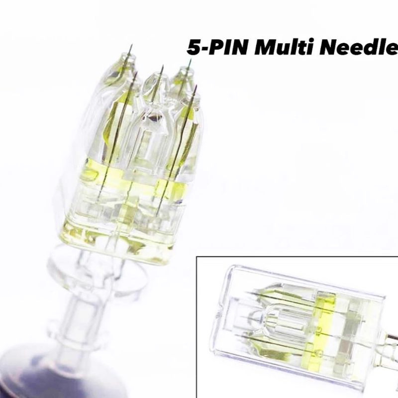 jarum 5pin crystal needle 5pin 32G 1.5mm jarum meso jarum disposable needle  skin booster dna salmon
