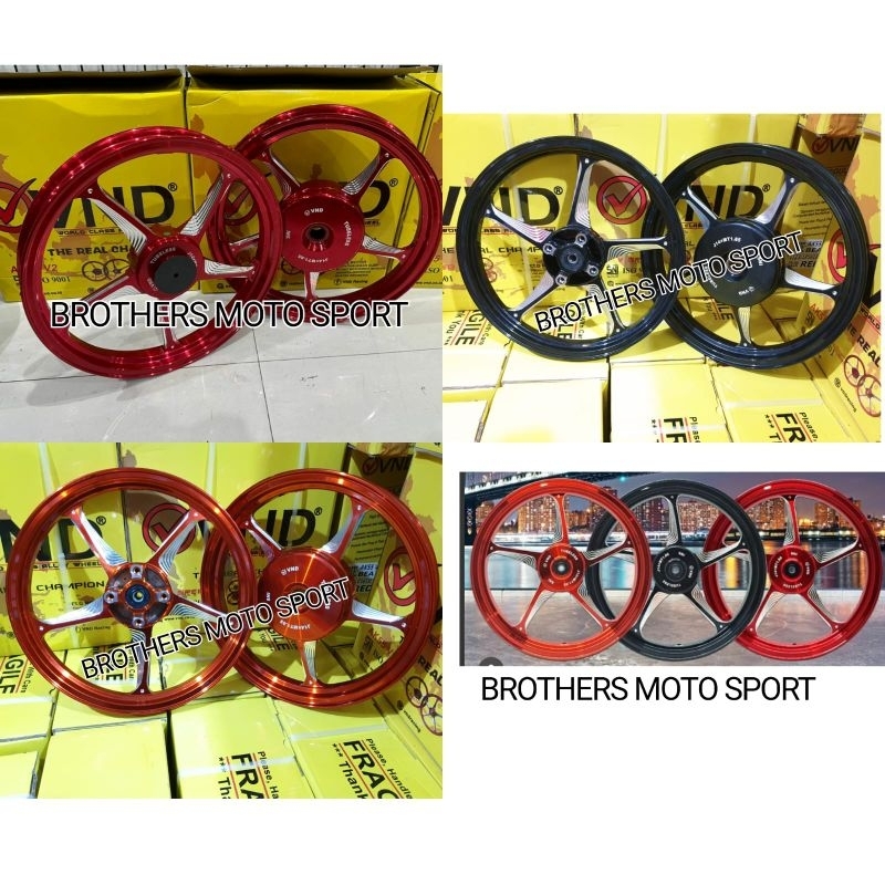 velg vnd ak55 v2 ring14 vario160 cbs velg bintang vnd v2 vario160 cbs