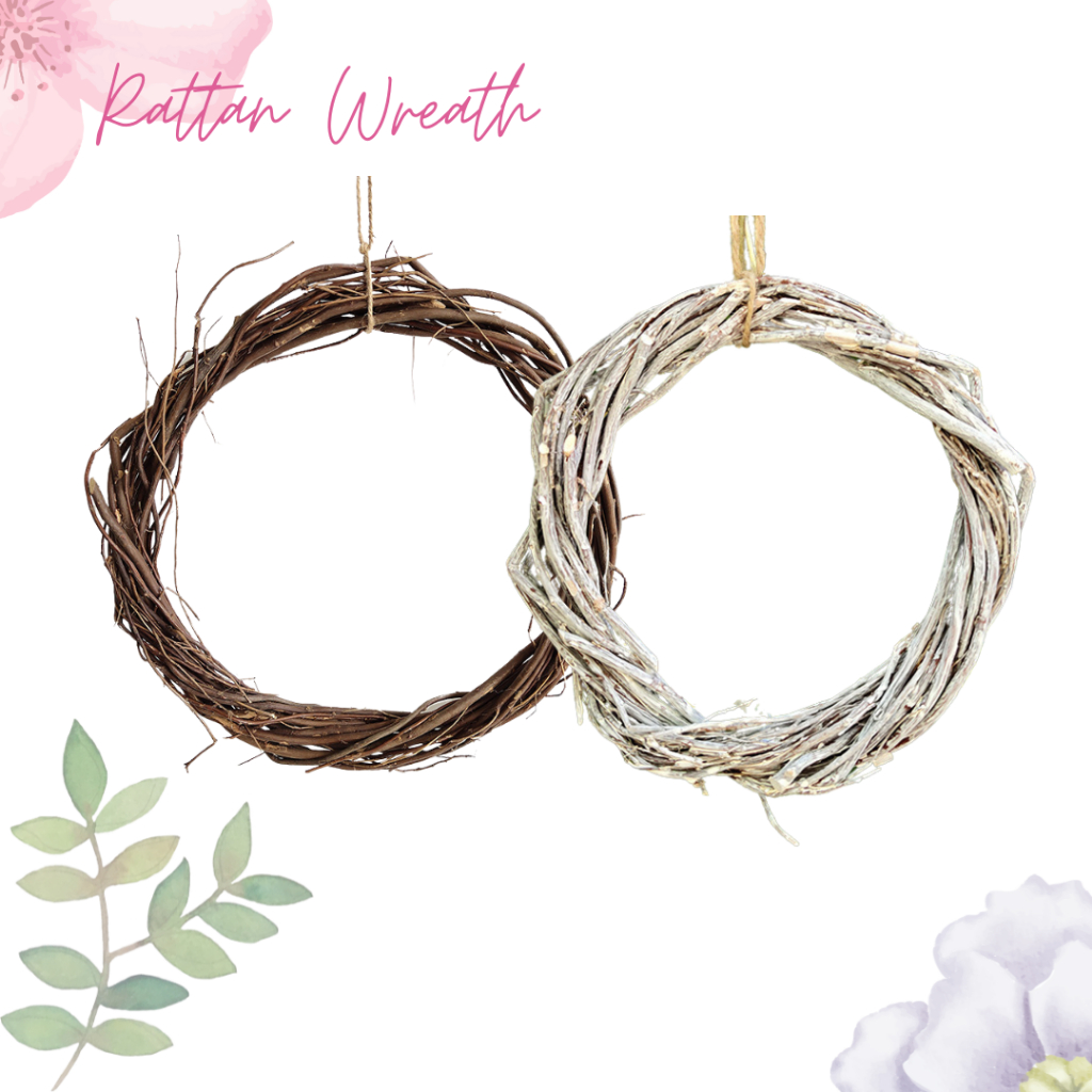 Akar Rotan Bulat / Rattan Wreath / Ring Rotan